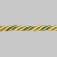 Шнур шторный SM-D7-001 /7 золото/зеленый (25 м)