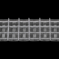 Шторная лента Bandex BOCELLI прозрачная (К=1:1,5, корд-4 шнура) 7,6 см/50 м