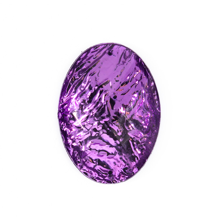 Стразы пришивные Овал 28*38 мм OS-02 сирень (100)