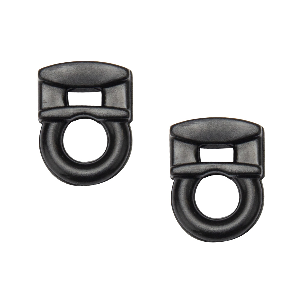 Глайдер-бегунок 009 черный MirTex 4 мм, для ап по типу Симпл (в ленте 10 шт) (100 шт)