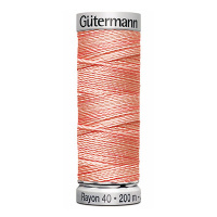 Нитки вышивальные из вискозы Gutermann Rayon №40 200м Цвет 2100