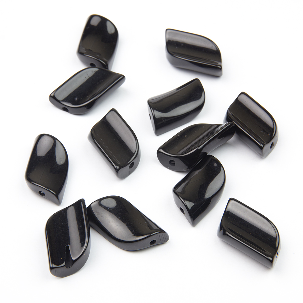 Бусины 999-1 черный (25 шт)