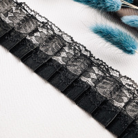 Тесьма-оборка 859HT черный (22,86 м)