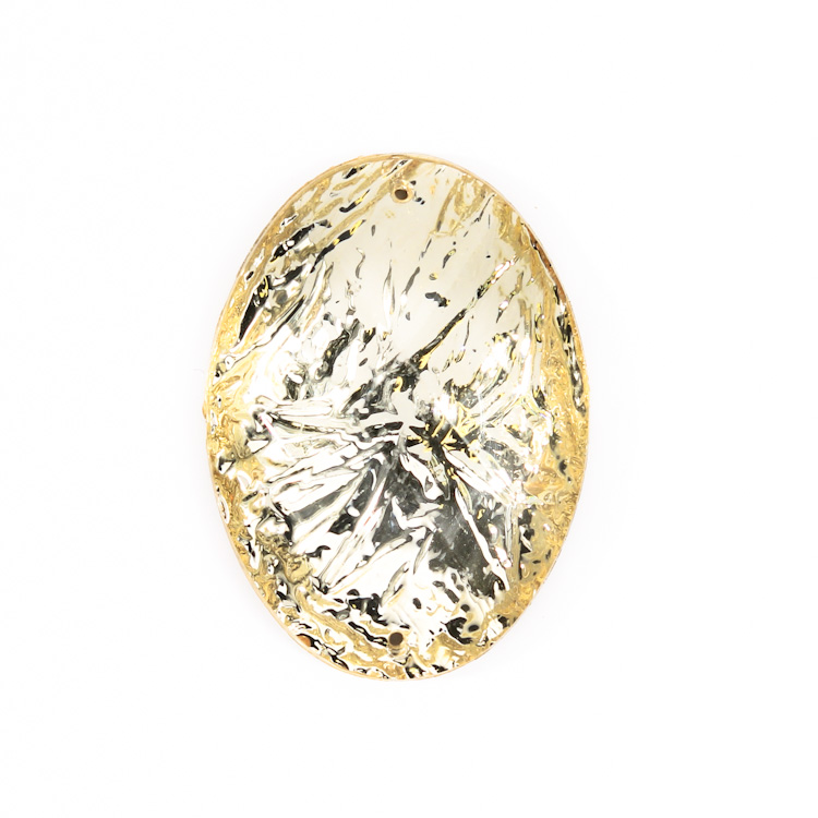 Стразы пришивные Овал 28*38 мм OS-04 песочный (100)