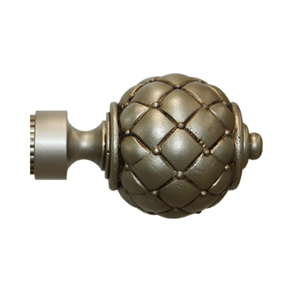 Наконечник 28 мм "Олимпия" Антей серебро