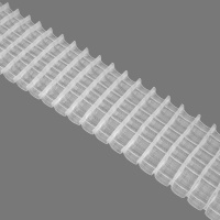 Шторная лента 4457MP/soft (1:1,8) Oz-is Premium прозрачная 11,8 см/50 м (8 кармана, корд-5 лески)