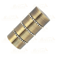 Наконечник MirTex 25 мм Лира Антик (2 шт)