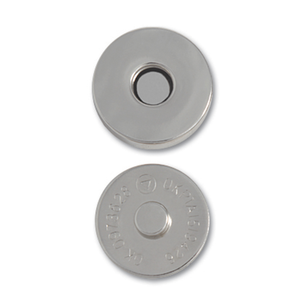 Кнопки магнитные AMT 18 мм никель (100 шт)