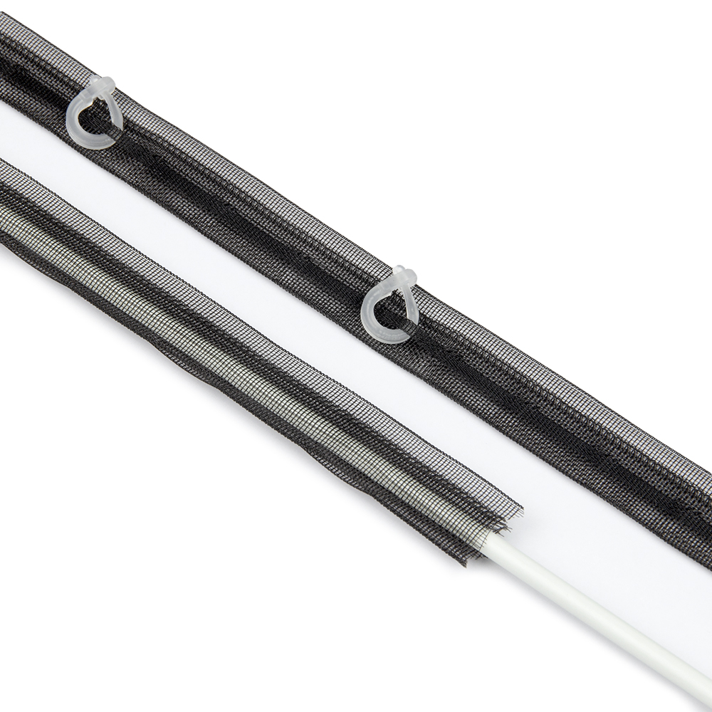 Лента для римских штор 3919MPS Oz-is Premium черная 1,5 см/150 м