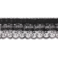 Тесьма-оборка 066HTB черный (22,86 м)