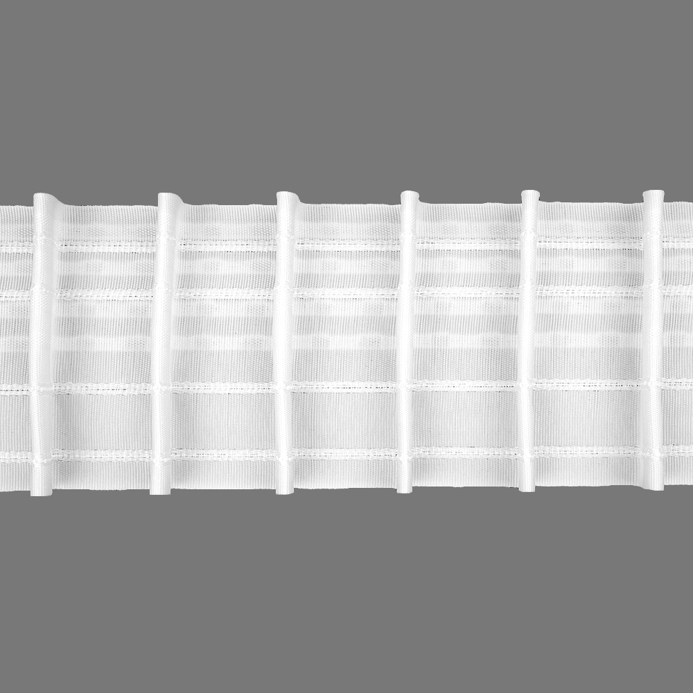 Шторная лента "карандаш" 4384 (1:2) Oz-is Standart тканая 10 см/50 м (карманов 4, кордов 4)