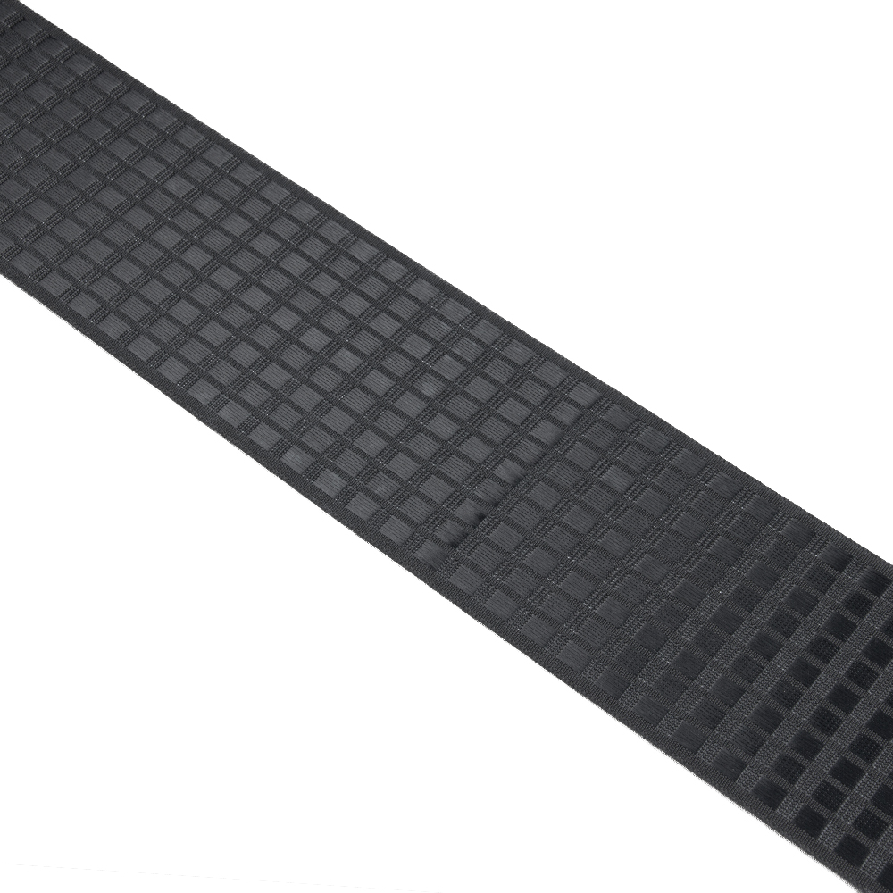 Шторная лента многокарманная 900011WB (без кордов) MirTenda Premium тканая черная 9 см/100 м