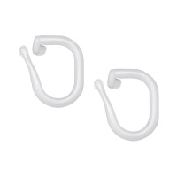 Кольцо (шнуропроводник) для подъемных штор MirTex разъемное Z/z белое 10/5 мм (100 шт)