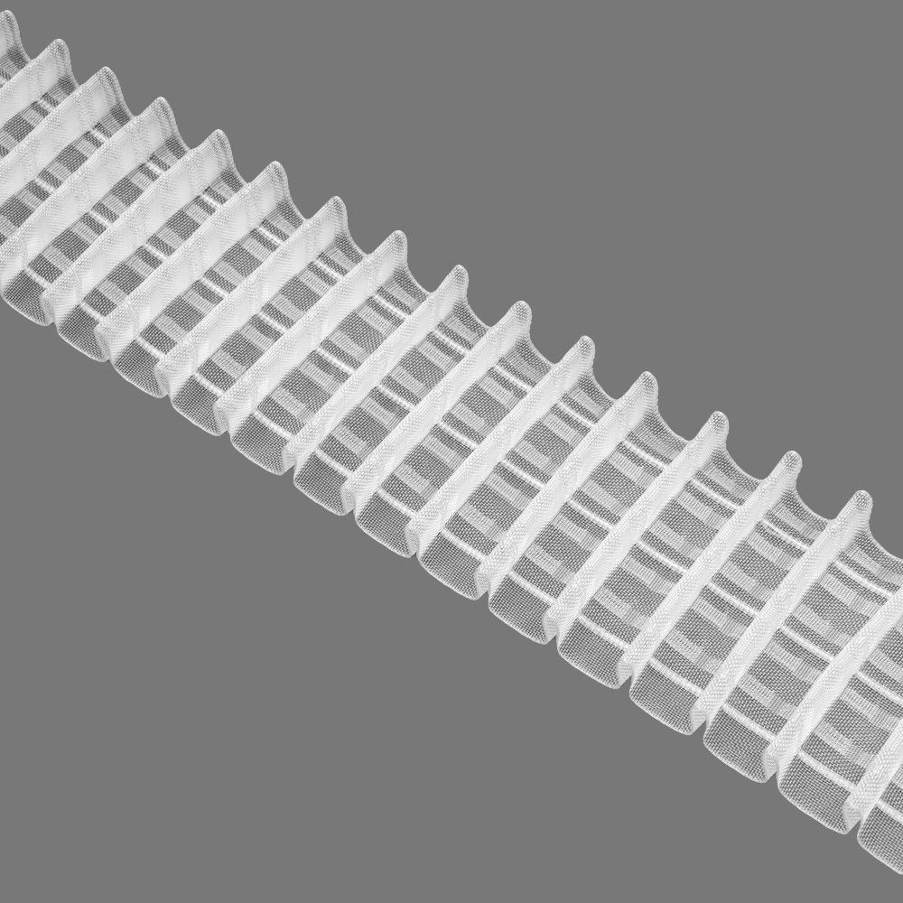 Шторная лента многокарманка 3951MP (1:2,5) Oz-is Premium прозрачн. 8см/50м (5 карман., корд-3 лески)