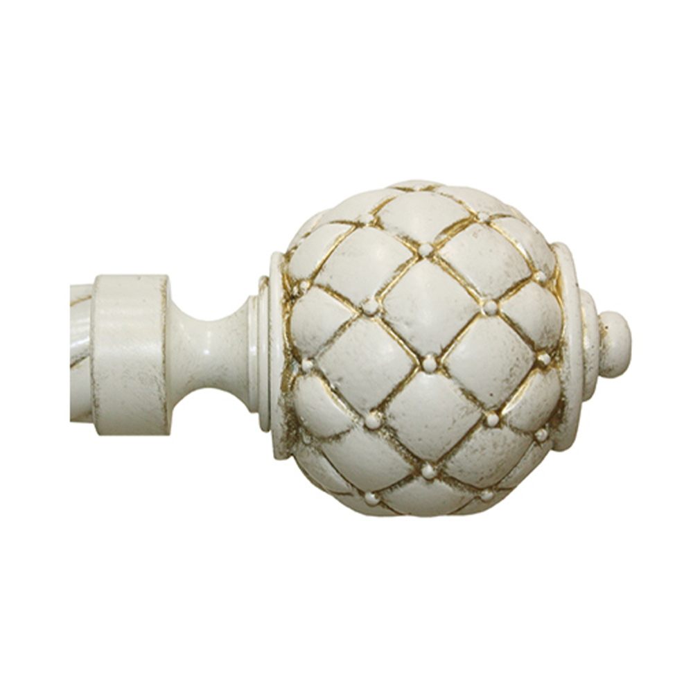 Наконечник 28 мм Антей Белое золото "Олимпия"