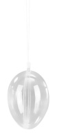 Яйцо из прозрачного пластика разъемное Rayher, 8 см 3904537 (1 шт)