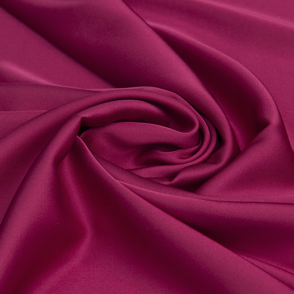Ткань Армани шелк однотонный KP116.19 светло-вишневый (85г/кв.м) 150 см/±53м