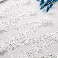 Тесьма вязаная A-9 белый (13,7 м)