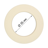 Трехзамковые люверсы для штор 35 мм "СМ" 99 матовый светло-бежевый (100 шт)