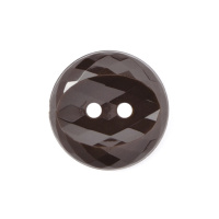 Пуговица пластиковая K1048-24L темно-коричневый (500 шт)