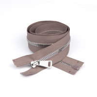 Молния трактор Premium 75 см Т5 / 1 замок, никель D-221 (бежево-розовая пастель)(уп.50 шт)