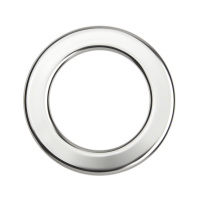 Кольцо пластиковое плоское 3913 50/76 мм никель (20 шт)