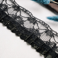 Тесьма-оборка 733HT черный (22,86 м)