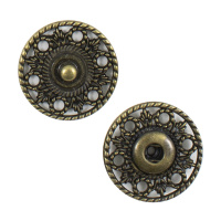 Кнопки пришивные декоративные KN14 Bronze (металл)