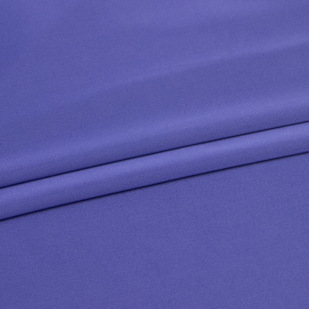 Ткань Армани шелк однотонный KP116.12 фиолетово-синий (85г/кв.м) 150 см/±53м