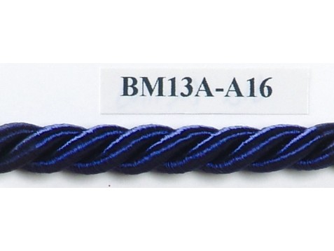 Шнур шторный BM13A-A16 синий, диаметр 0,8 см/25 м