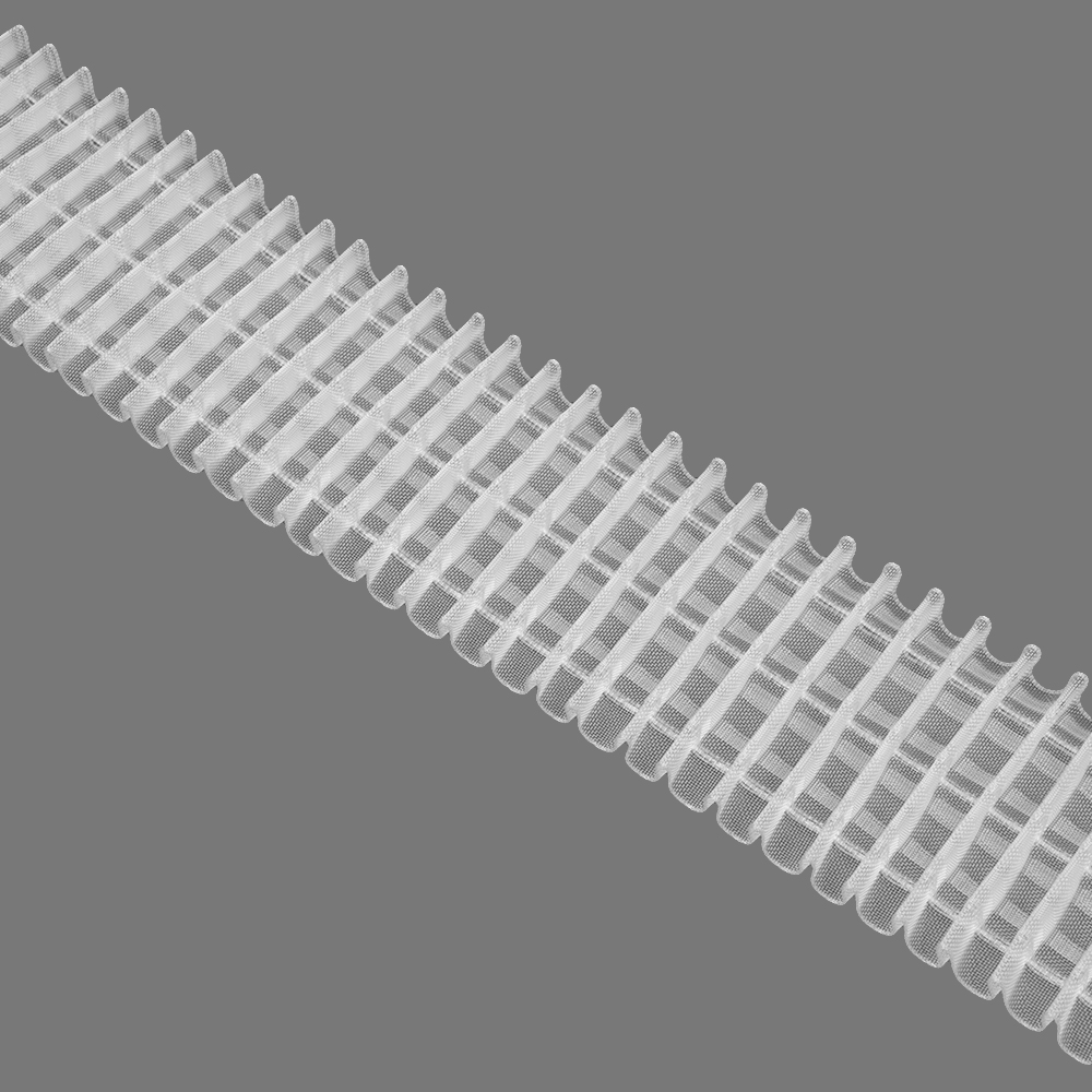 Шторная лента многокарманная 3951MP mini (1:2,5) Oz-is Premium прозрачная 8 см/50 м (5 карманов)