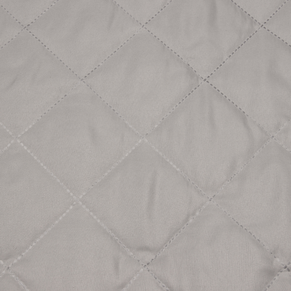 Термостежка из микрофибры MirTex "РОМБ 9х9" (синтепон 100г, ткань 75г) 601-серый Paloma 220 см/±25 м