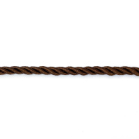 Шнур витой SH22-2 (SH18) темно-коричневый (50 м)