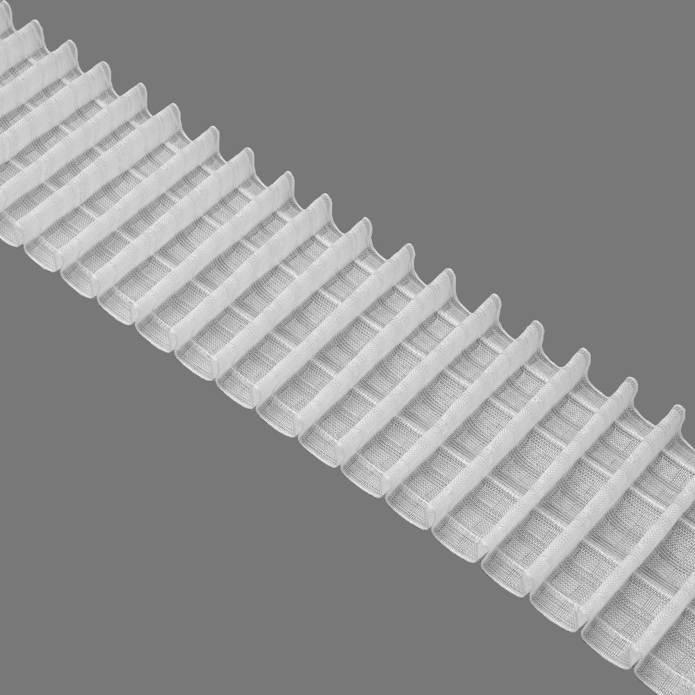 Шторная лента 10MP/Soft (1:2,25) Oz-is Premium прозрачная 10 см/50 м