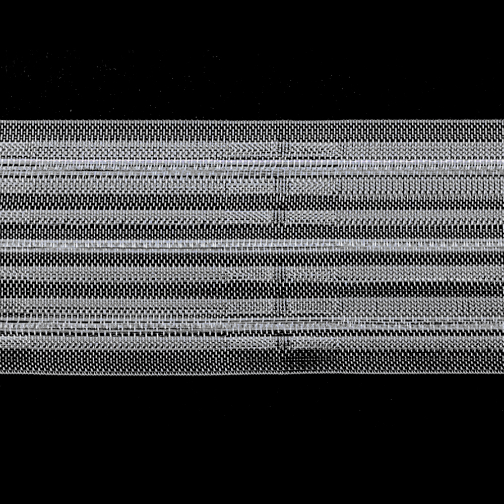 Шторная лента Bandex RAMAZOTTI многокарманка прозрачная (К=1:3, 6 карманов, корд-3 шнура) 7 см/50 м
