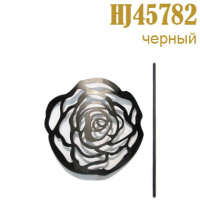 Заколка для штор HJ45782-4 черная (4 шт)