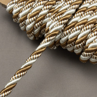 Шнур витой SH1006 бежевый/светло-коричневый (25 м)