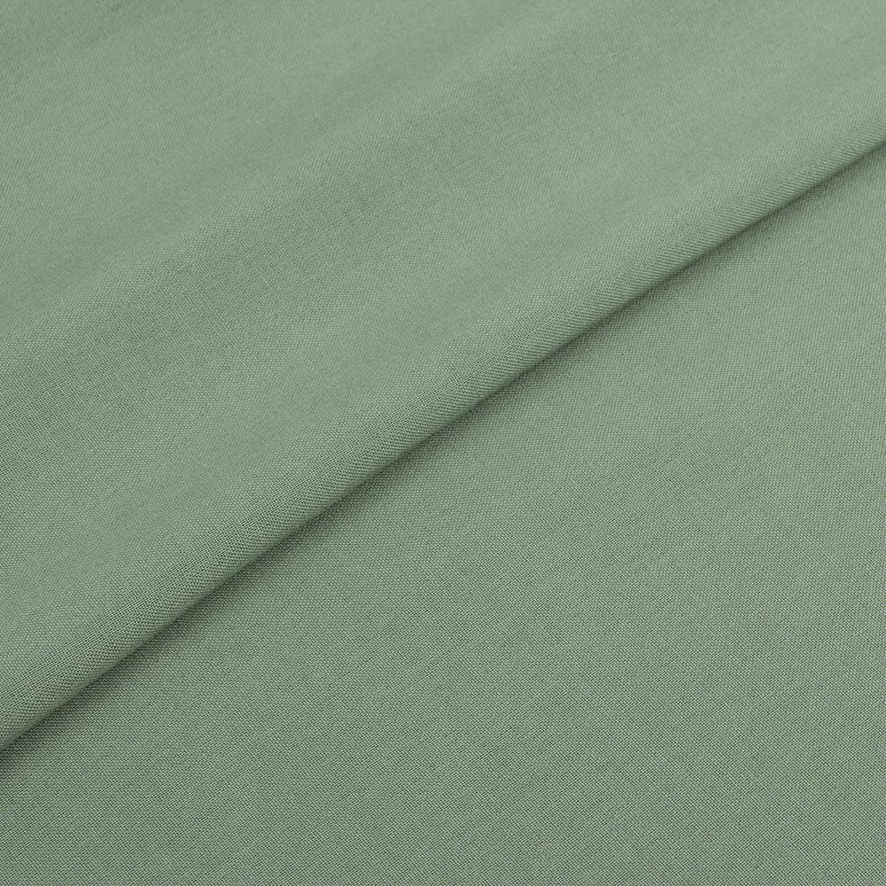 Ткань Штапель однотонный нефритовый зеленый К740.08 (120г/кв.м) 150см/±47м