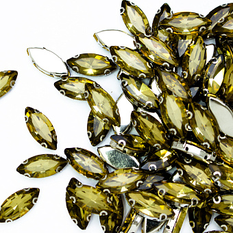 Стразы пришивные ромб в металлической оправе стразы пришивные ромб в металлической оправе