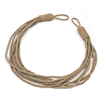 шторные подхваты плетеные