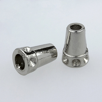 наконечник концевик металлический для шнура