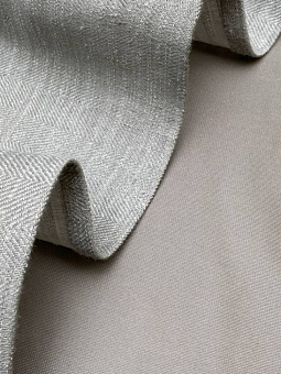 шторная лента с эффектом люверсов