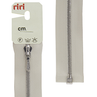 металлические однозамковые молнии Рири