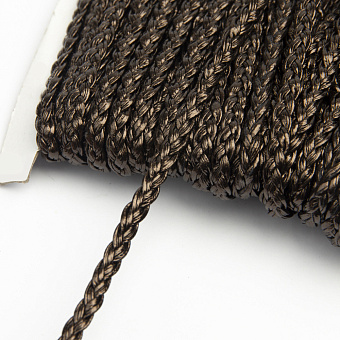 декоративный шнур из кожзама плетеные