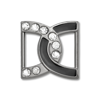 пряжка застежка металлическая со стразами