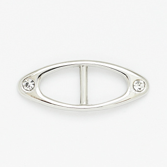 пряжка застежка металлическая со стразами