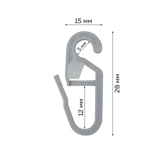 шторные крючки