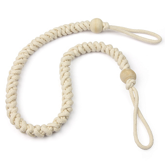 шторные подхваты плетеные