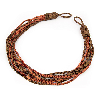 шторные подхваты плетеные