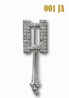 пряжка застежка металлическая со стразами